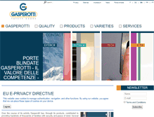 Tablet Screenshot of gasperotti.com